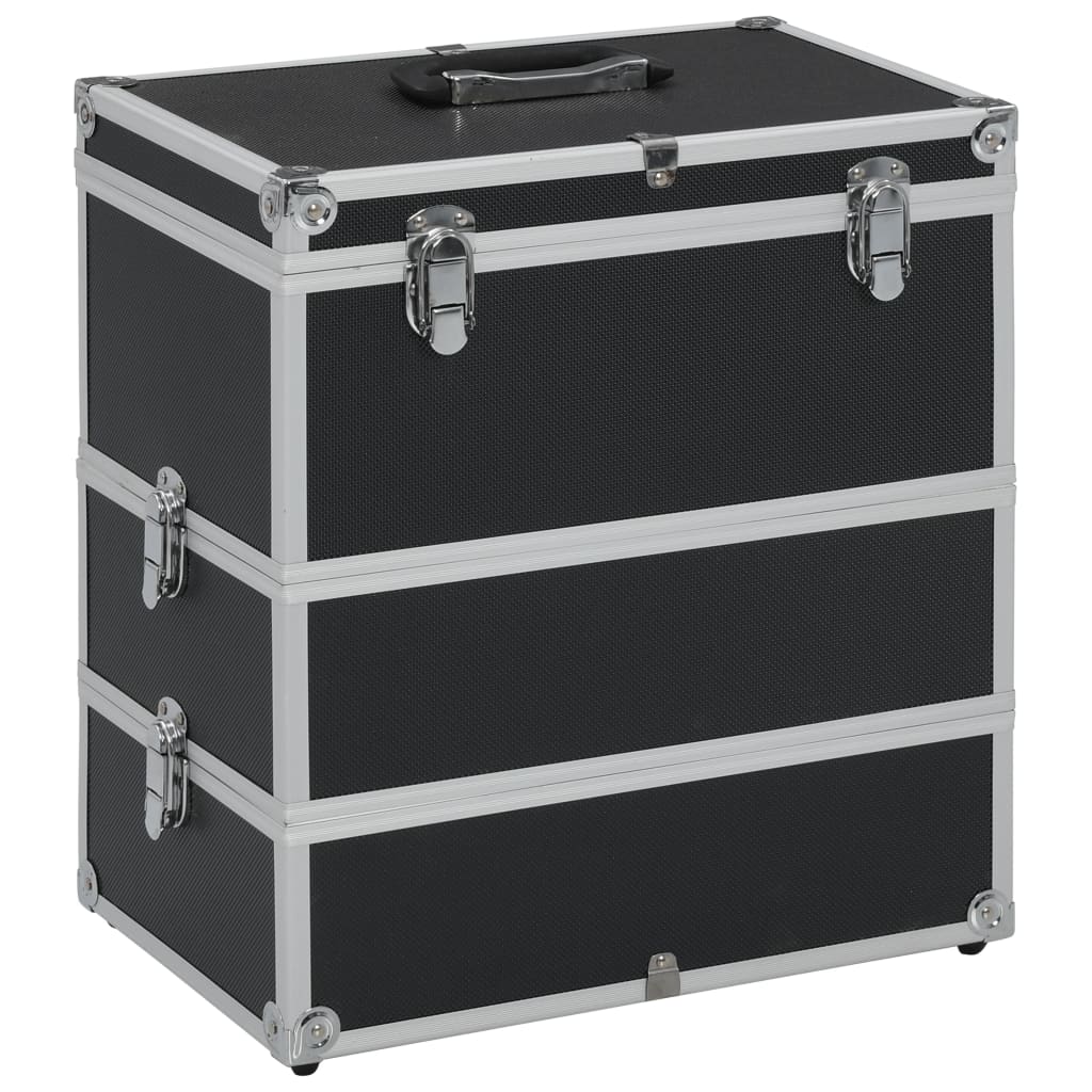 vidaXL Make-up Case Aluminum Cosmetic Bag Beauty Vanity Case Multi Colors