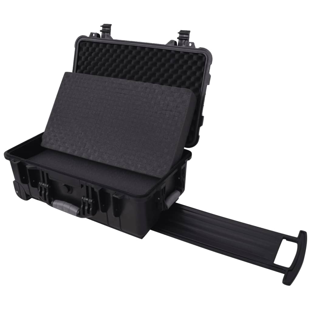 vidaXL Wheel-equipped Tool with Pick and Pluck Equipment Case Storage Cabinet