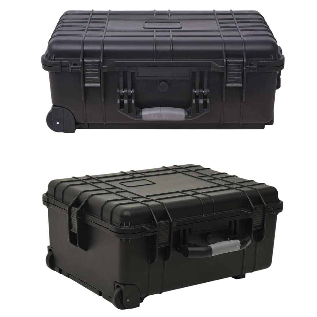 vidaXL Wheel-equipped Tool with Pick and Pluck Equipment Case Storage Cabinet