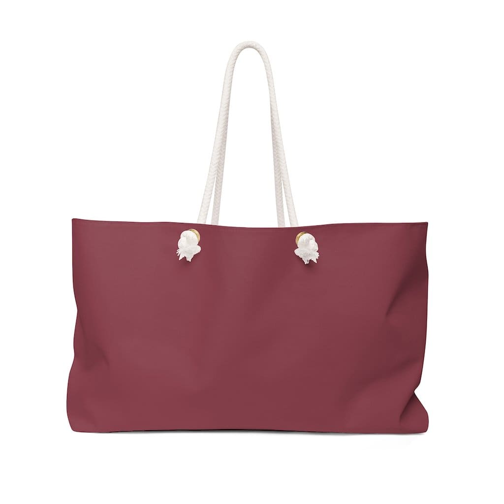 Weekender Tote Bag - Maroon Red